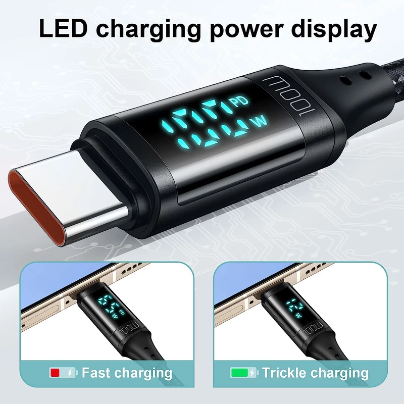کابل USB-C مک دودو مدل Digital HD 100W PD Fast Charge طول 1.2 متر CA-8820