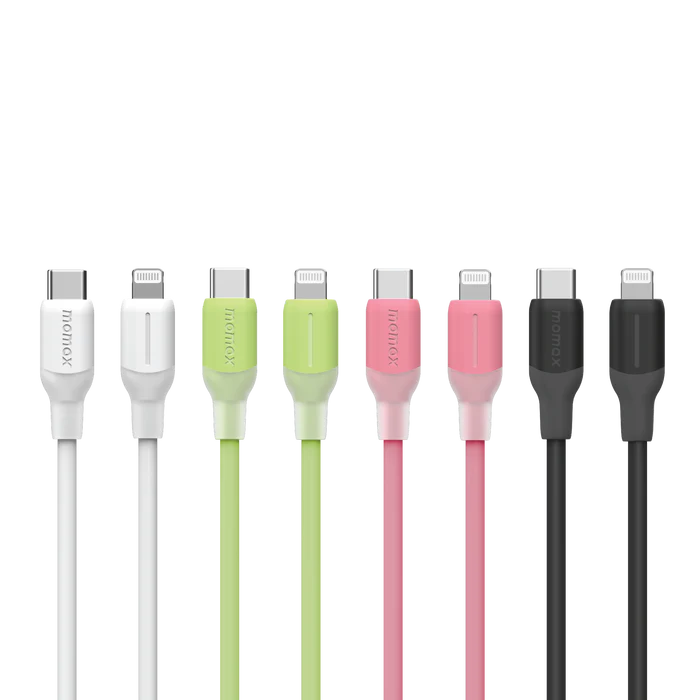 کابل تبدیل 1-Link Flow LC | USB-C to Lightning Cable 30W (1.2m) مومکس (momax)