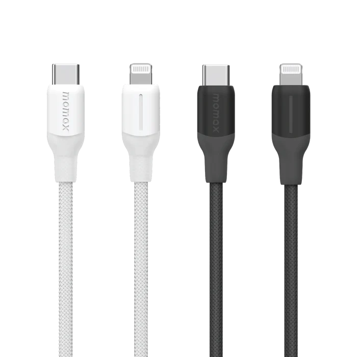 کابل تبدیل 1-Link Flow LC+ | USB-C to Lightning Braided Cable 30W (2m) مومکس (momax)