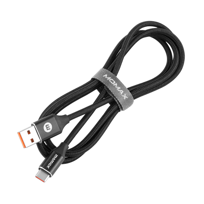 کابل تبدیل EliteLink | USB-A to USB-C Braided Cable 66W (1.2m) مومکس (momax)