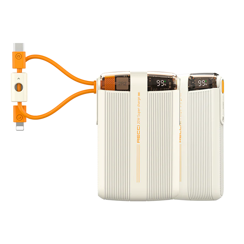 پاوربانک رسی مدل RPB-P13 20W ظرفیت 10000 میلی آمپر ساعت