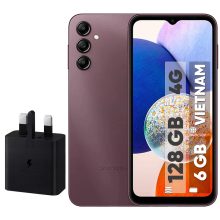گوشی موبایل سامسونگ مدل Galaxy A14 دو سیم کارت ظرفیت 128 گیگابایت و رم 6 گیگابایت به همراه شارژر سامسونگ – ویتنام