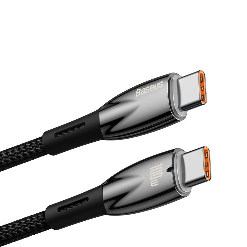 کابل تبدیل usb-c بیسوس مدل Glimmer CADH000701 طول 1 متر