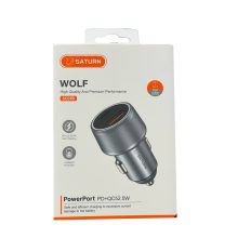 شارژر فندکی 52.5 وات سترن SATURN WOLF SCC05